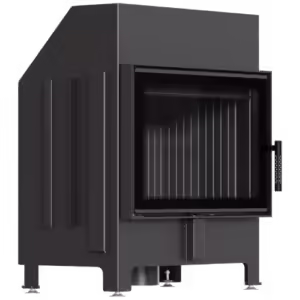 Kominek KRATKI ZIBI ECO 9,9 kW Ø 180 z czarnym wyłożeniem